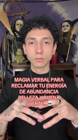 Magia verbal 💀 reclama tu energía... #witchtok #witch #magia #bruja #spell 🔮