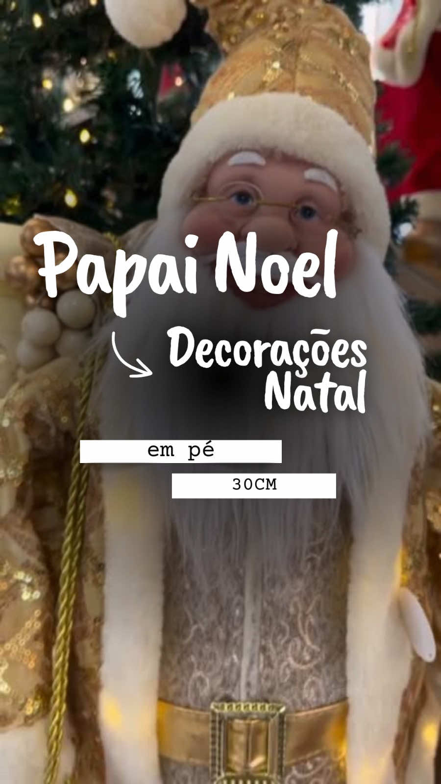 🎄 Deixe o espírito natalino invadir sua casa! O Papai Noel Gamma Baby 30cm em pé é perfeito para decorar salas, mesas e cantinhos especiais. Com detalhes encantadores, bolsa de presentes e roupa festiva, ele traz o charme e a magia do Natal para o seu lar. 🎁❤️ #Natal #DecoraçãoDeNatal #PapaiNoel #GammaBaby #NatalEncantado       