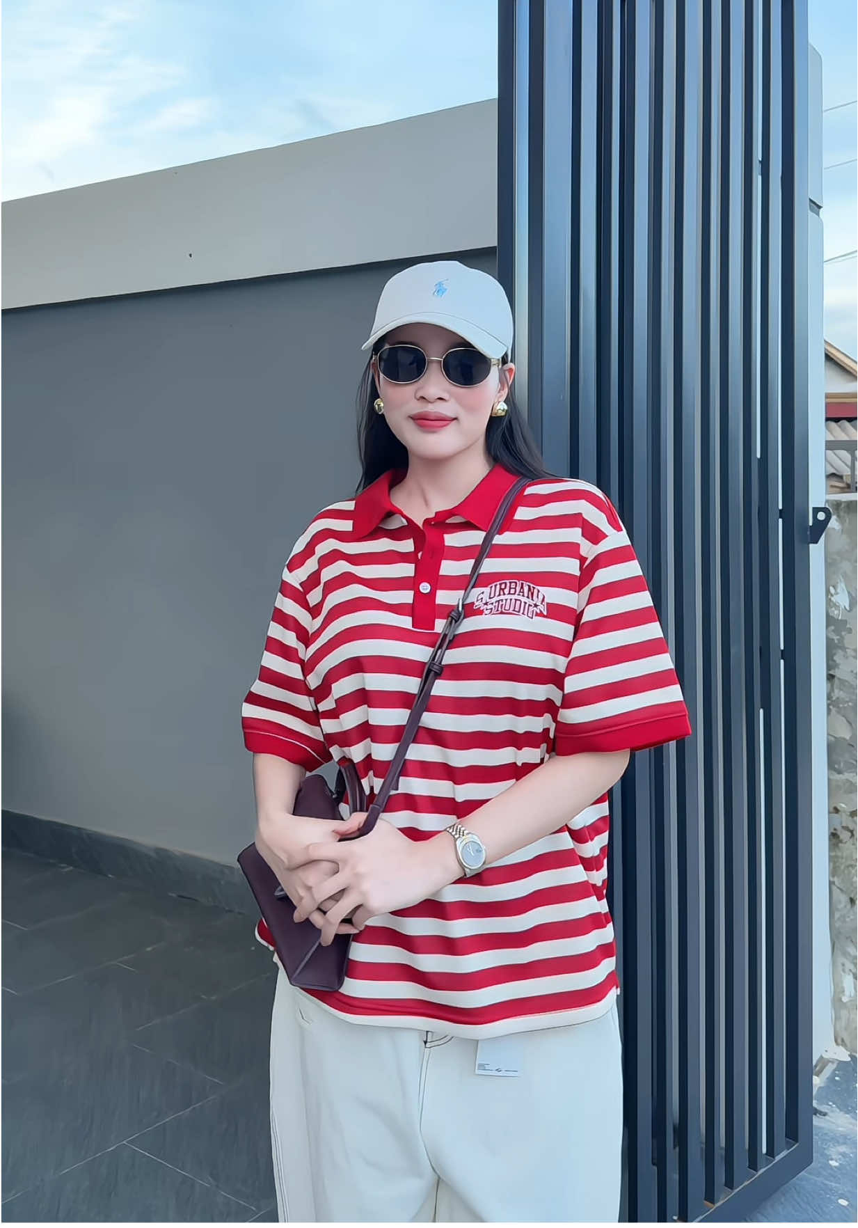 Áo Thun sọc Polo đẹp quá tr luôn nè #trending #viral #xuhuongtiktok #aopolo #aothun 