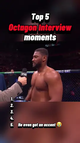 Top 5 octagon interview moments! #interview #UFC #mma #moments #fyp 