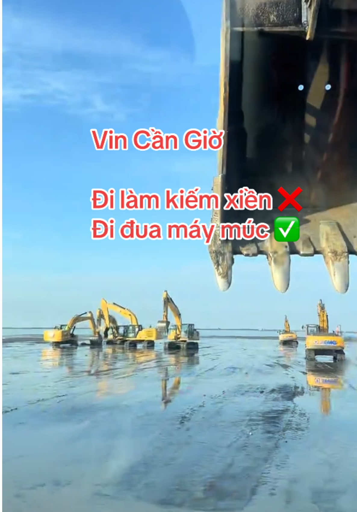 Sắp bơi từ Cần Giờ qua Vũng Tàu được rồi anh em ạ #cầngiờ #lấnbiển #VinhomesGreenParadise #VinhomesCanGio 