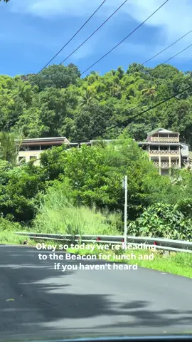 If you’re stuck on what to have for lunch any day of the week head to the Beacon Restaurant in colombette Soufriere. To top it off you have the view of the pitons to admire, lush green forest below and also a view of Soufriere town to top it off. They cater for everyone and the service is excellent. The buffet lunch is 55xcd or 22usd and comes with one glass of local juice, water, the buffet menu of course and dessert. Since it’s a buffet if you wanna go for a second or third round you’re welcome too.  #beaconrestaurantstlucia #saintlucia #saintlucia🇱🇨 #758 #fyp 