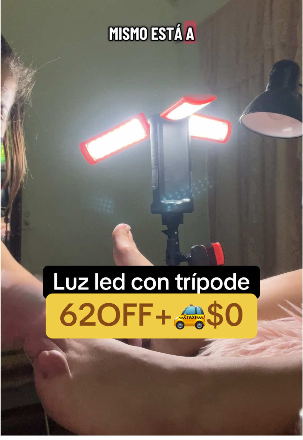 Luz led con trípode✅ para los apagones en CUBA🇨🇺 62OFF+🚕$0