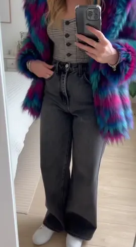 Jeans Ample à Jambes Droite pour femme #hijoysit #jeanfemme #tiktokshopfrance #tiktokshop #fyp 