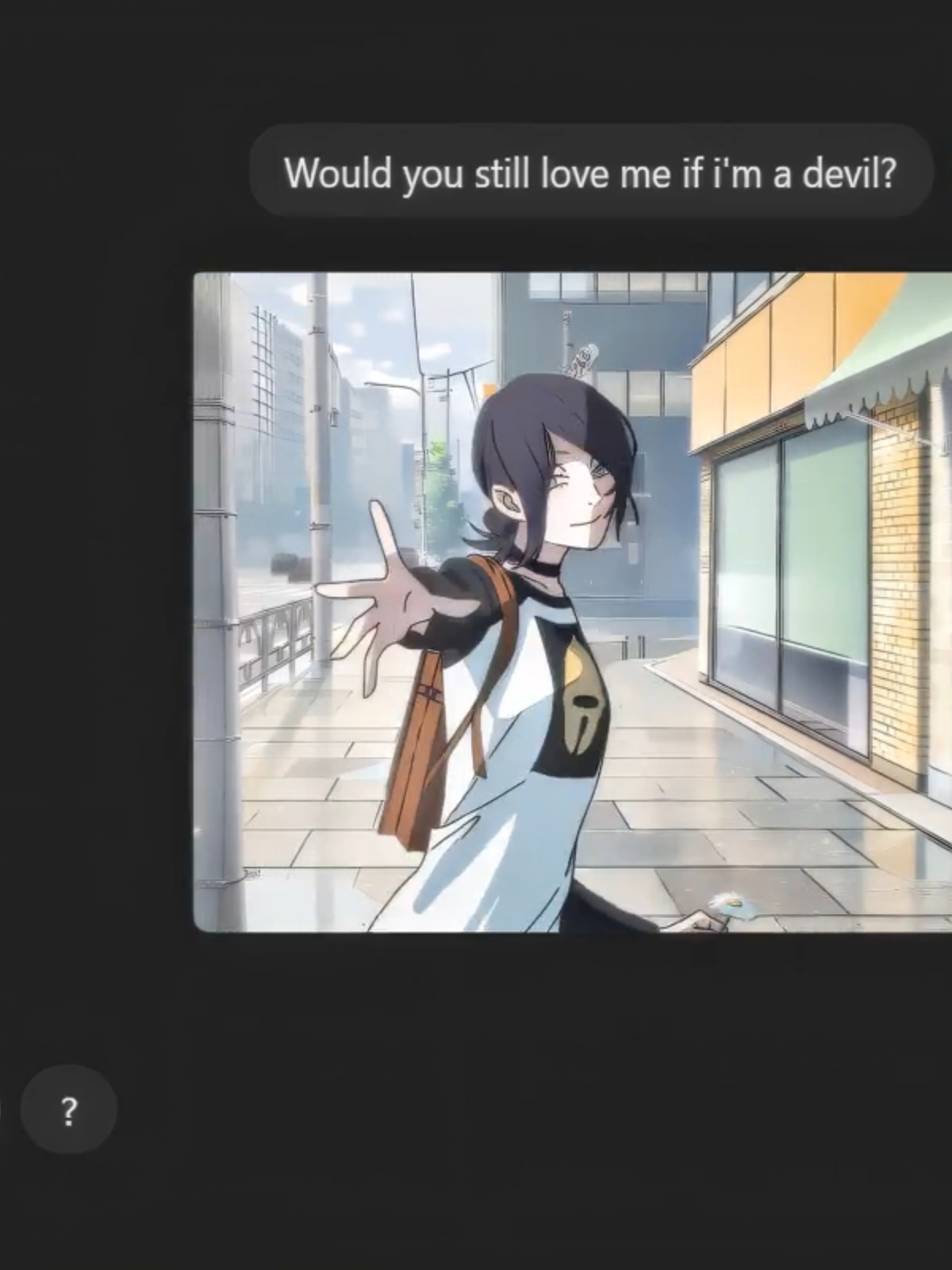 would you still love reze if she's a devil? #reze #denji #chainsawman