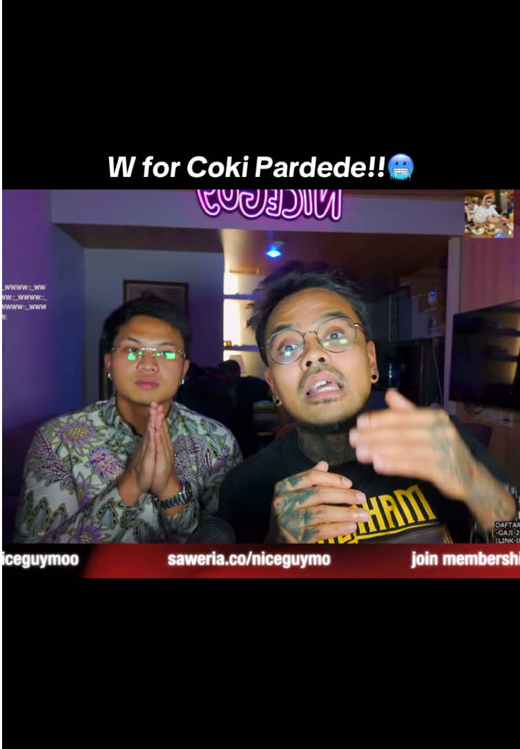 ambil yang baiknya gess!!🥶 #cokipardede #bigmo #niceguymo #stream 
