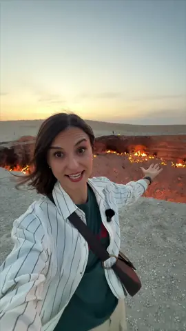 Poarta Iadului sau focul care arde neîncetat... de 54 de ani 📌 Darwaza, Turkmenistan