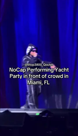 NoCap Performing in front of crowd during #MASATOUR in #miami 
