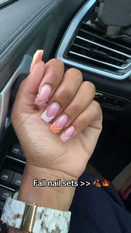 It’s almost time for another set atp and I’m going back to my signature shape, but loved this set real bad. ❤️‍🔥 #fyp #fy #fallnailinspo #fallnails #nailtok 