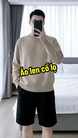 Áo len cổ lộ hàng qc #aolenquangchau #aolencolo #aolen #thoitrangnam 