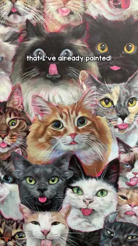 the most requested cats that I've already painted! :3 tomorrow is the last day to preorder calendars! #cat #art #painting #silly #memes @Gumbus @Christina Ha @iamrigbycat @Merv The Cat @Abram Engle @✨Walter the Catt✨ @Lil BUB @PixelAndSophie @Winkythedwarfcat @Thurston Waffles @Crunchycat 
