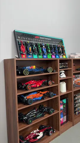 What’s it like to collect all 10 Lego speed champions at once? Display frame for Lego speed champion 10 teams.#lego #icuanuty #legoframe #popmart 