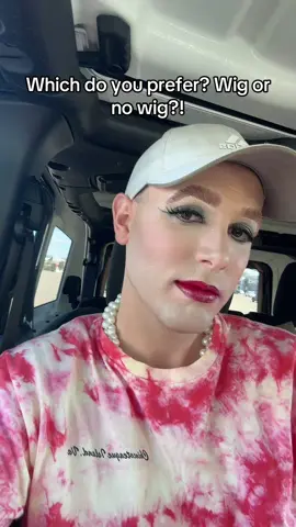 I honestly think I could rock makeup without a wig 😍🥰 seeing how I look in a full face of makeup lowkey skyrocketed my confidence #makeup #femboy 