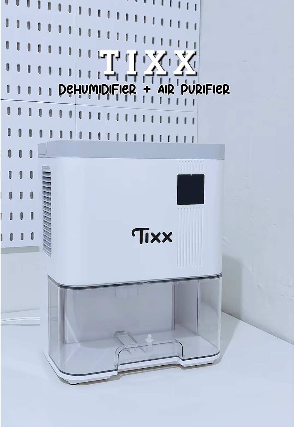 Unboxing dehumidifier air purifier from TIXX! #dehumidifier #airpurifier #tixxhomeappliances #homehacks #fyp 