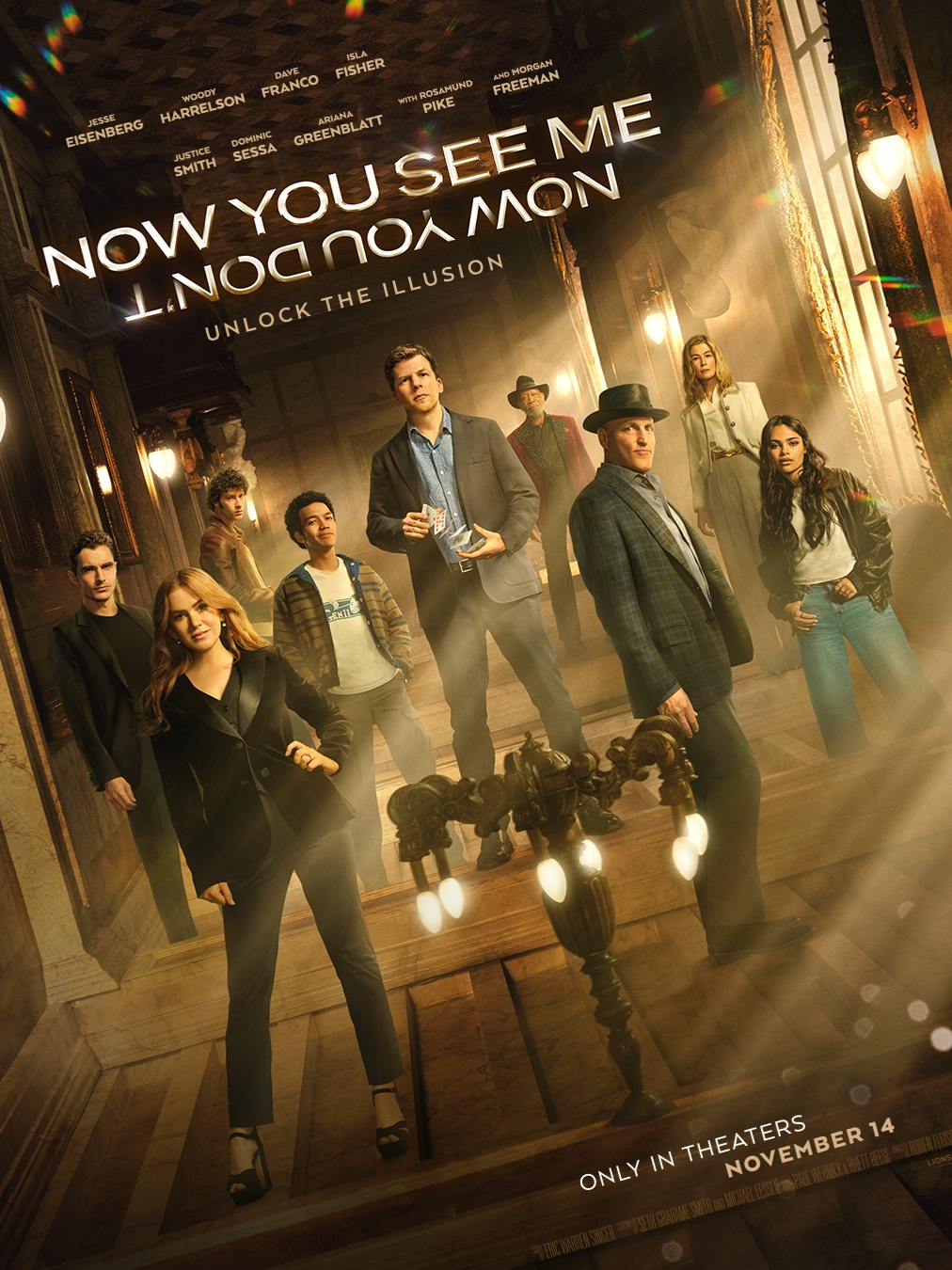 We’ve got an exclusive look at Now You See Me: Now You Don’t — and it’s almost time to make your move. Only in theaters November 14. #nowyouseeme #nowyouseeme3 #nowyouseemenowyoudont