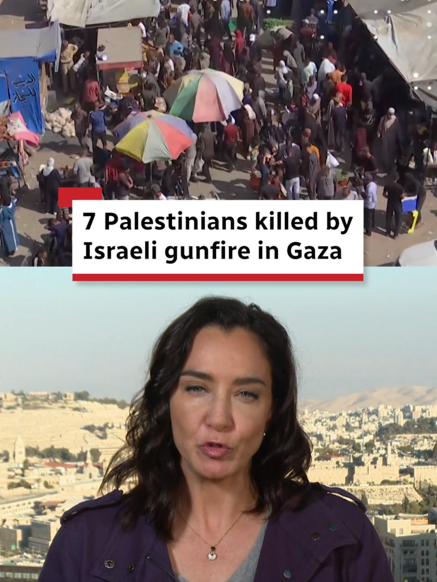 Seven people have been killed after Israeli forces opened fire on several people they say approached soldiers near the agreed-upon ceasefire ‘yellow line’ in northern Gaza on Tuesday. The Israeli military didn’t immediately comment on any casualties in the incident. #Israel #Palestinians #Ceasefire #News #Moment