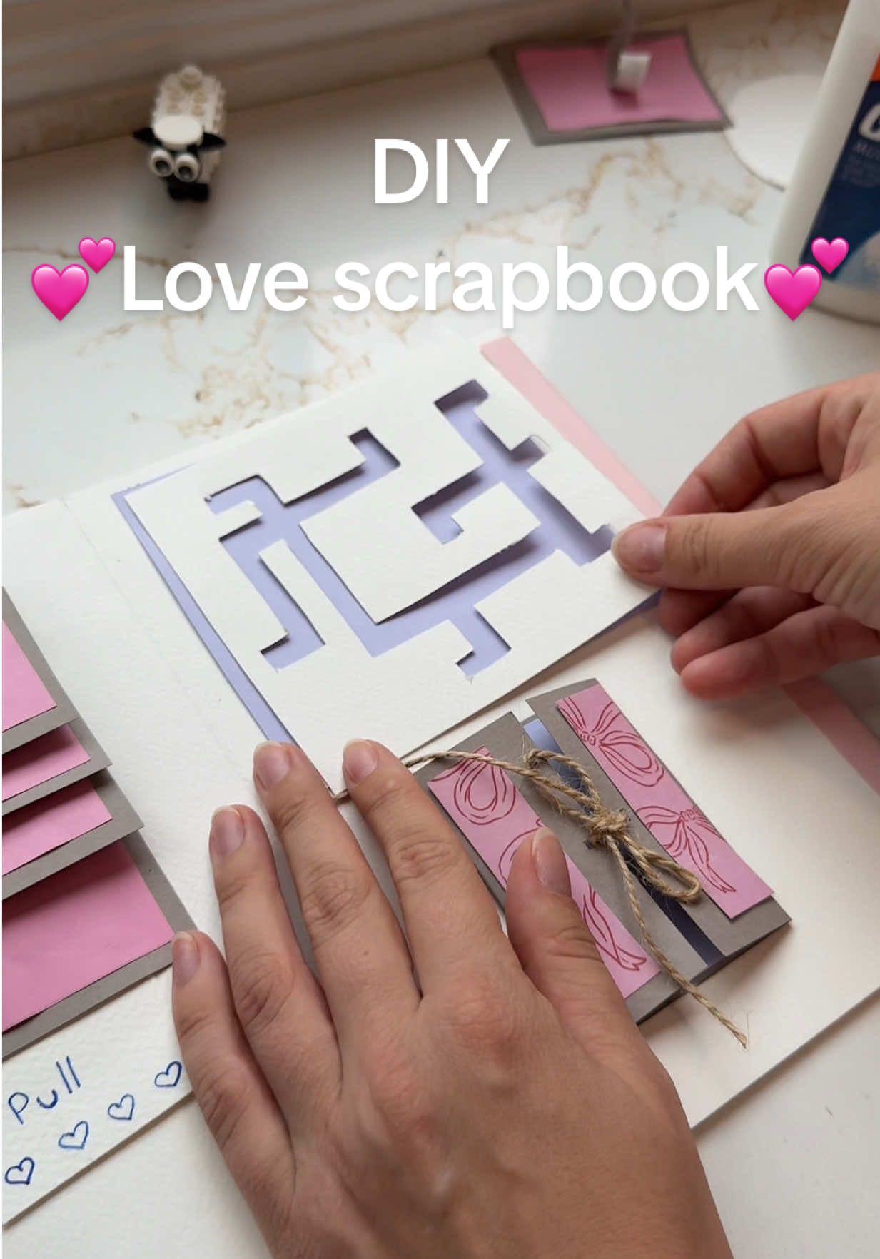 Part 1 Love Scrapbook 📔💞 #handmadegifts #scrapbooking #anniversarygift #giftsforher #giftsforhim 