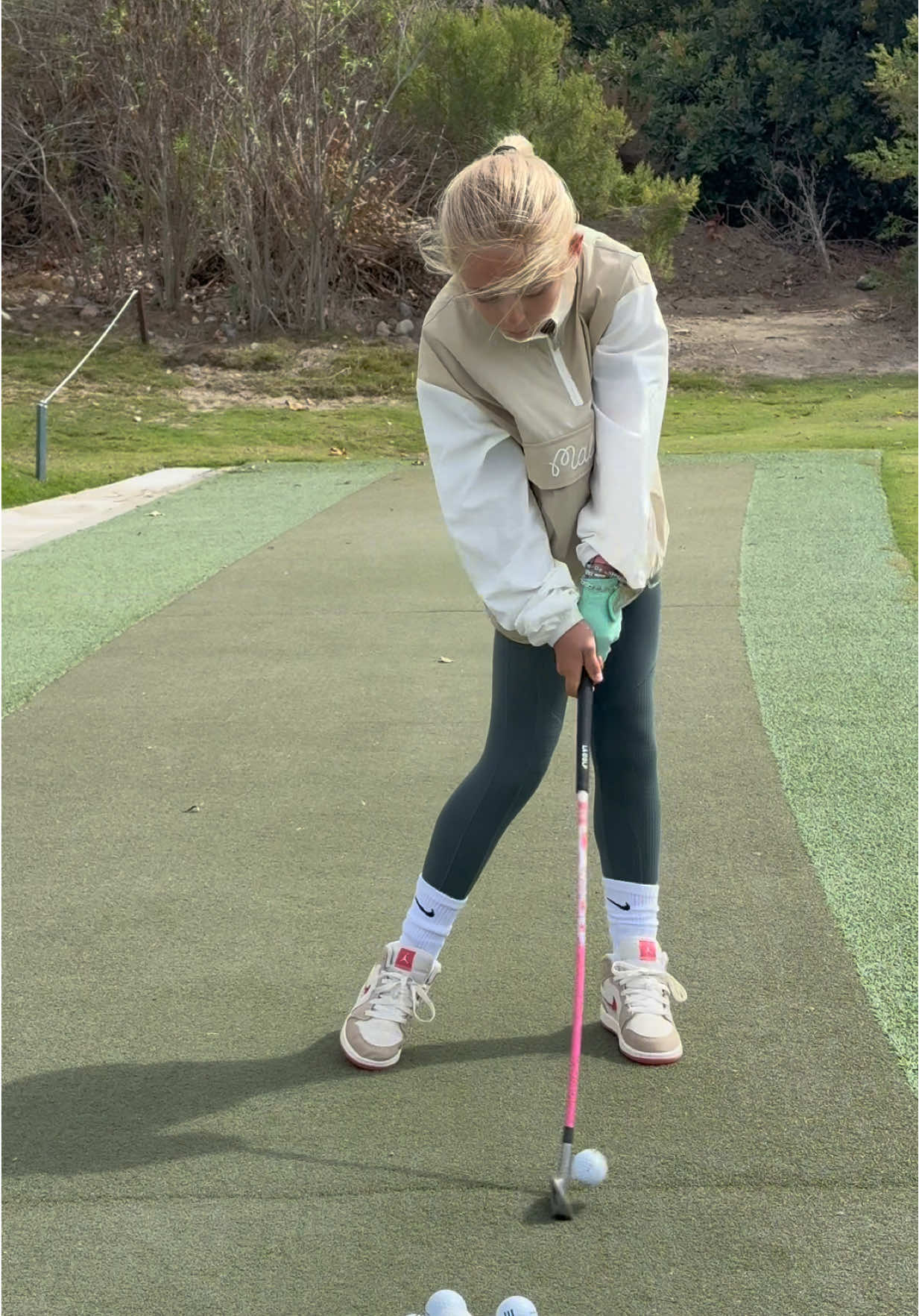 Balance  . . . . #golf #girlgolfer #golfer #juniorgolf #golftiktok 