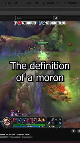Ragebaiting Tarzaned… #leagueoflegends #challenger #leaguetok #gwen #funny