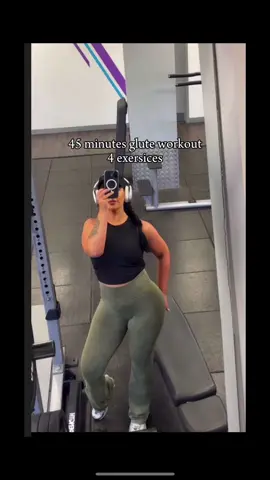 45 minute glute workout 🍑 