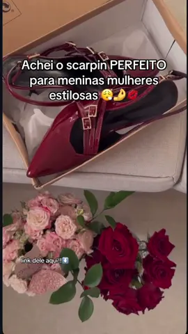 Salto de mulher poderosa! #tiktokshop #salto #vermelho #scarpin #mulher 