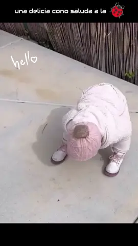 #bendita inocencia de esta bebe saludando a una 🐞😍😍🐞#follow✌️ #videoking095 