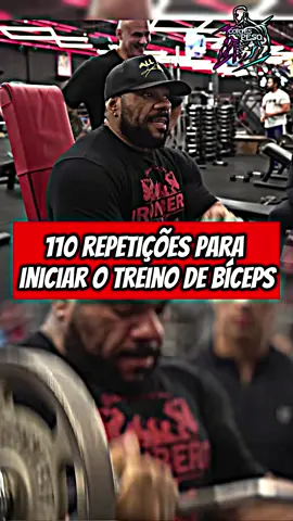 110 repetições pra bíceps!! 😱💪🏻 #maromba #treino #academia #musculação #fisiculturismo 