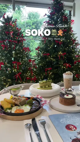 Năm nào Soko cũng decor giáng sinh siu lung linh 🥰🍭 #soko #christmas #brunch #dining #viral 