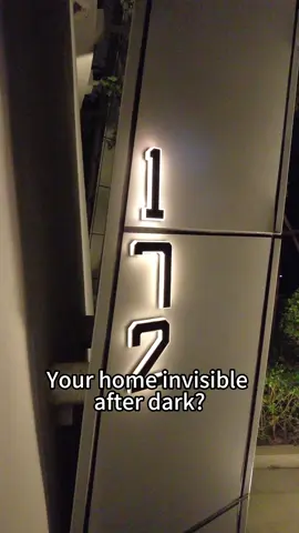 House number lights #homedecor #homeimprovement #housedecor #light #solarenergy #door #number #solarlight 