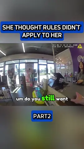 She Thought Rules Didn’t Apply to Her #fyp #bodycam #cops #police #viral 