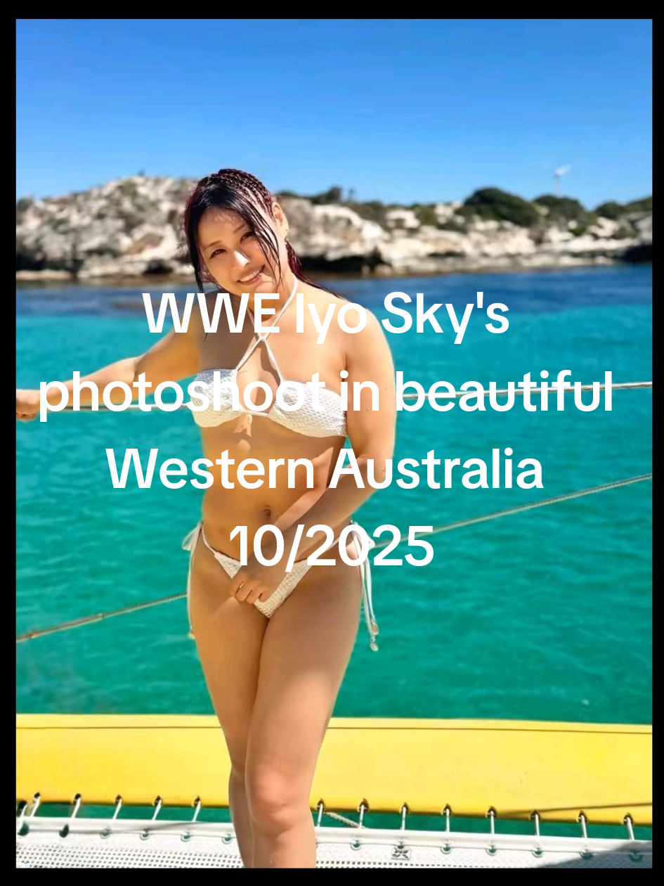 WWE Iyo Sky's photoshoot in beautiful Western Australia 10/2025 #creatorsearchinsights  #entertainment  #WWE wwefan wrestling  #iyosky #cmpunk photoshoot crownjewel smackdown mondaynightraw  wrestlemania usa usa🇺🇸 fans fanslove  themesong yeet fun foryoupage fyp sports tik_tok  tik fypシ fypage fypシ゚viral  highlight highlights WWE Professional Wrestling Monday Night Raw Smack Down Wrestlemania USA 2025