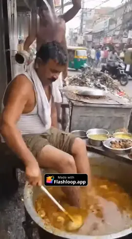 Would you Eat This !? 🤔  #foryoupage #sora #aivideo #flashvam #indianstreetfood 