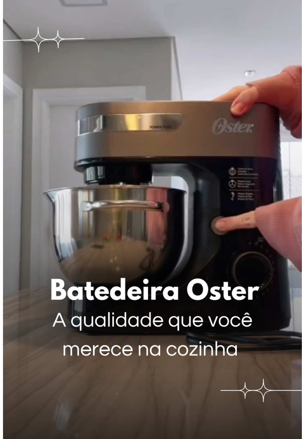 A batedeira quedinha do momento 😮‍💨 quer o link? Comente “quero” que te envio 🔥 #CapCut #batedeira #batedeiraoster #cozinha 