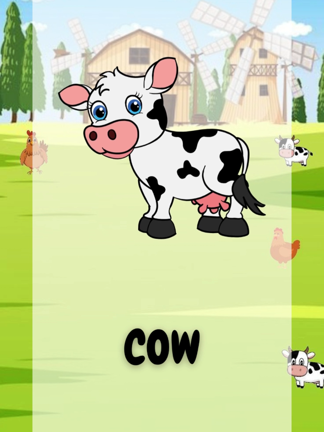 Do you know any other FARM animals? 🤔  #kidslearning #fyp #nurseryrhymes #LearnItOnTikTok #kidssongs 