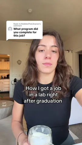Replying to @BubblesTheLibrarian  I wil say the only way I got a job right after graduation is through my co-op! #coffeechat #research #biotech #scientist #coffee #morningthoughts #fyp 