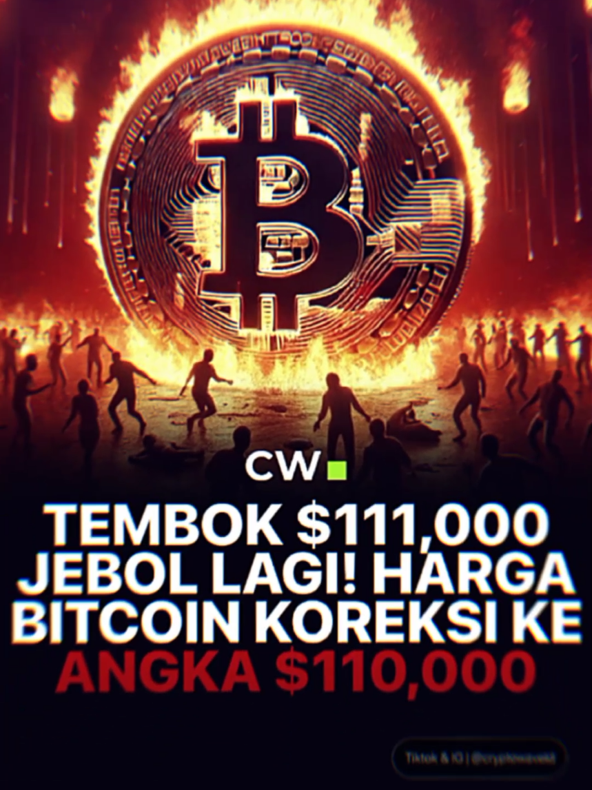 BITCOIN TURUN TERUS, SINI KUMPUL YANG PORTONYA KEBAKARAN🔥🔥🔥🔥 #cryptowave #bitcoin #bearmarket #fyp 