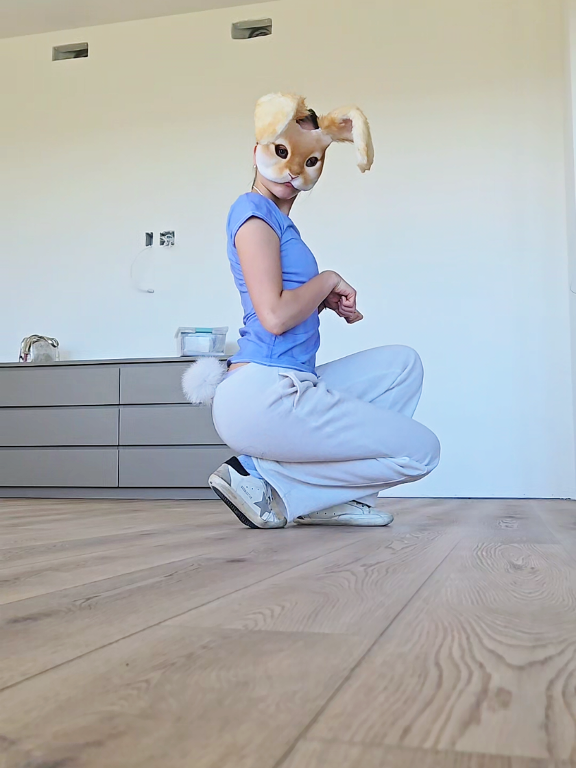 trying the turtle and rabbit dance!! def needs practice🤌 #trending  #quadrobics #tiktok #therian #fyp 