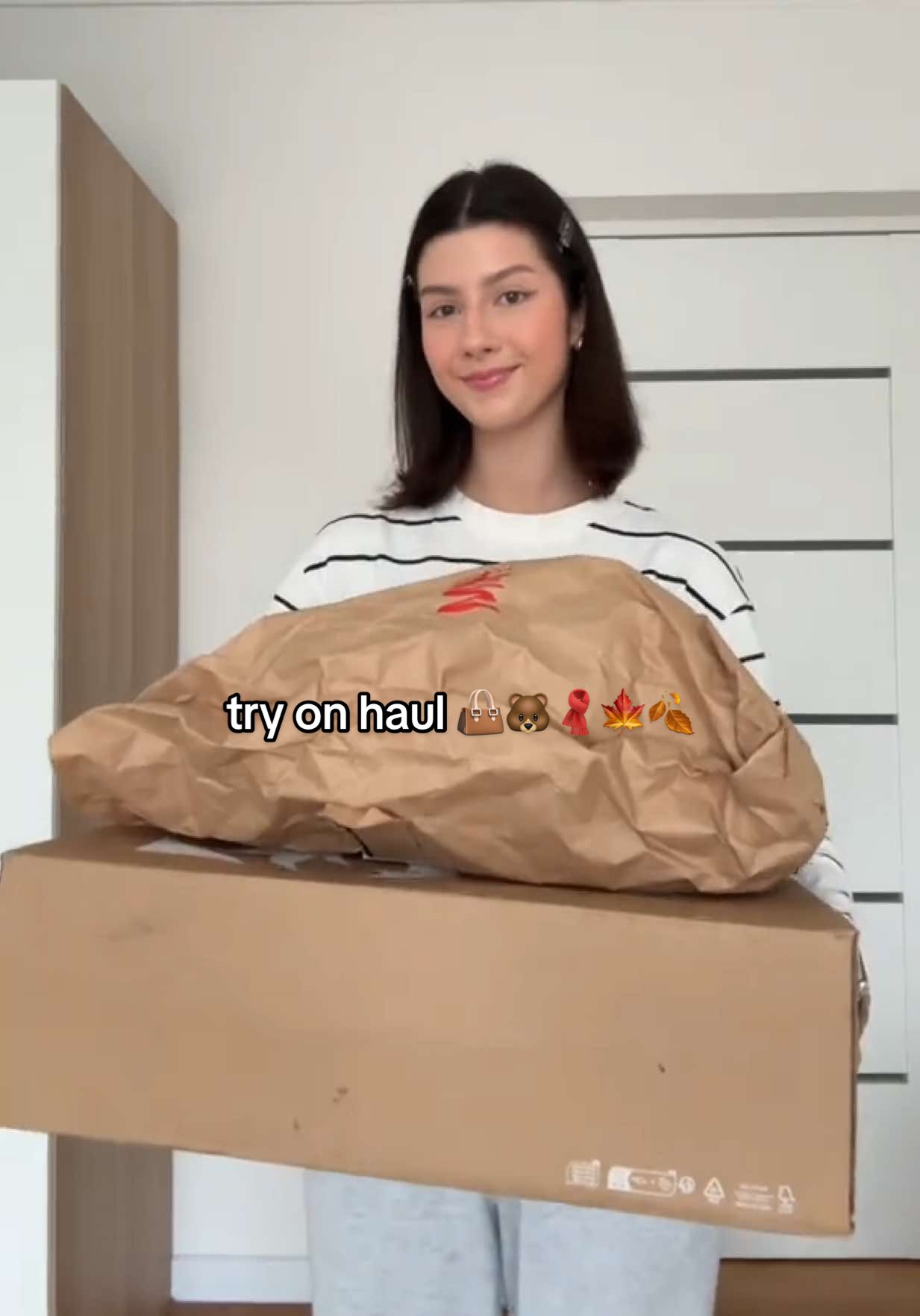 jesienny haul zakupowy cz1🍁👜🤍🐻 @H&M #hmhaul #fashiontiktok #autumn 