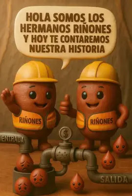 ¿Sabías que tus riñones trabajan día y noche para mantenerte con vida? La historia de Los Hermanos Riñones me hizo llorar y reflexionar sobre lo poco que valoramos lo que hacen por nosotros. 💔 💦 Si casi no tomas agua, tienes que ver este video. Después de verlo, nunca volverás a mirar un vaso de agua igual. 💙 #Salud  #Riñones  #Reflexión  #AguaEsVida #CuidadoPersonal 
