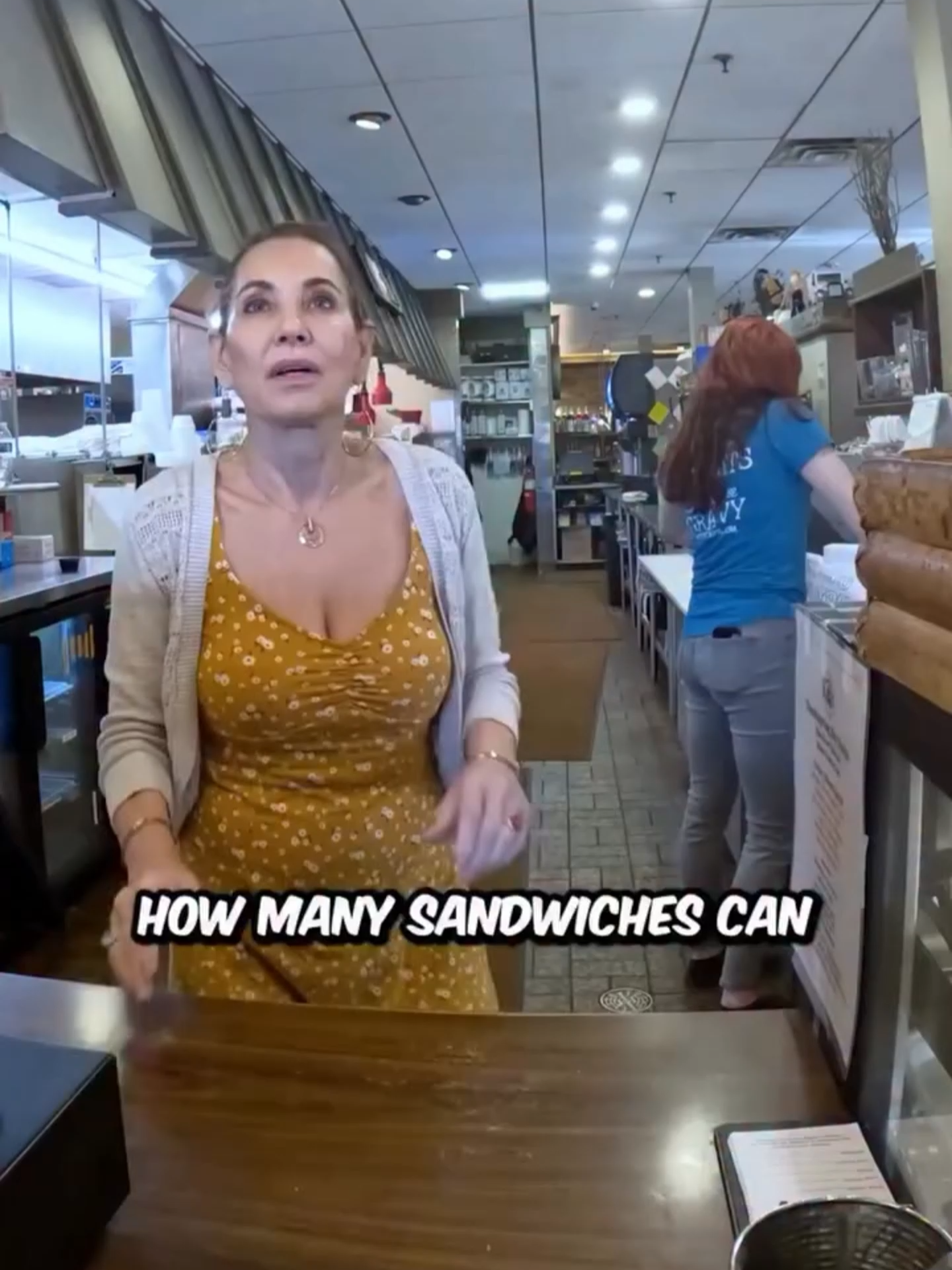 What a kind lady!