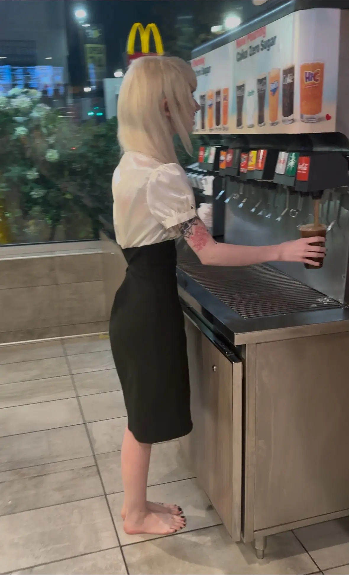 Mcdonalds with my yuumi kitten who I love sm 