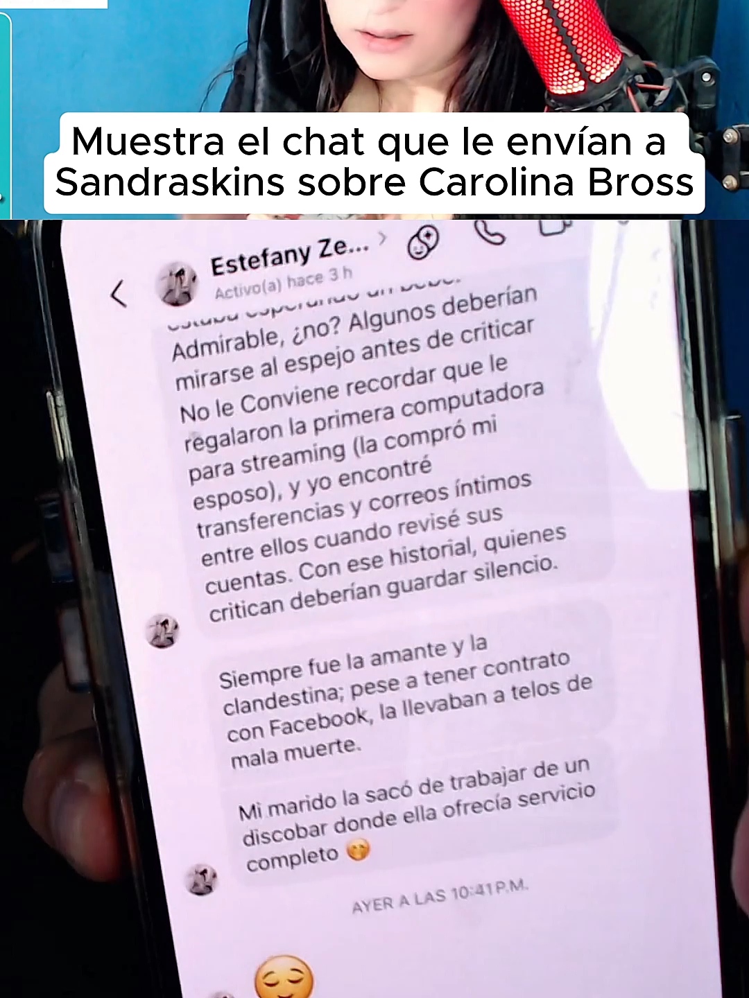 Payasitazing chat de Sandraskins con una viwer #sandraskins #payasitazing #dota2 #paratii #sidral #smashdota #carolinabross