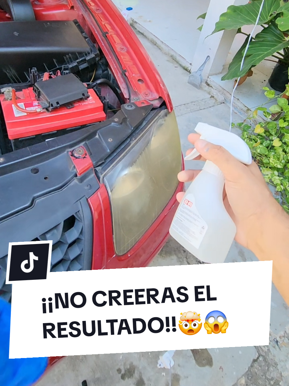 ¡El mejor Restaurador de farons del Mundo!😱🤯, No importa que tan dañado este tu faro, esto lo vuelve Nuevo!! ✨️🚗 #car #detailing #clean #tiktok #shop 