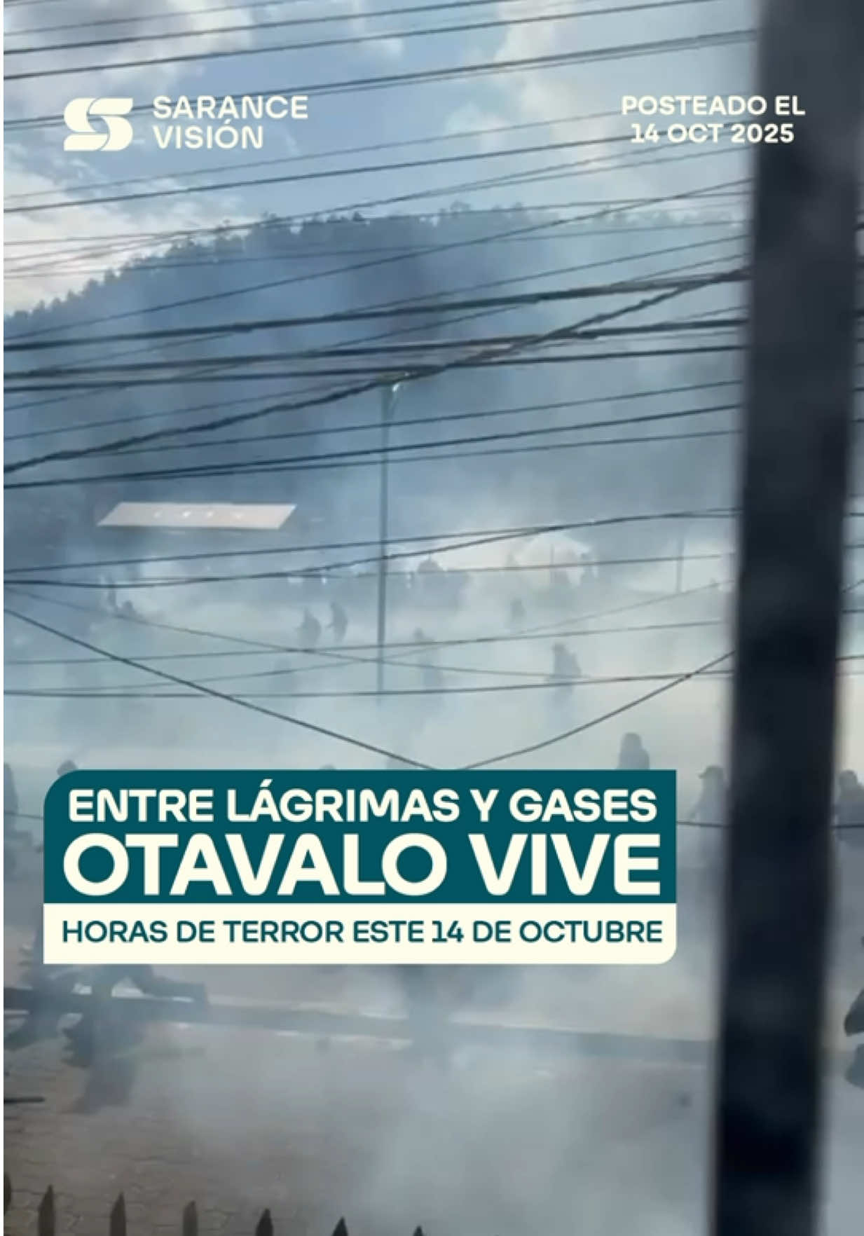 Entre lágrimas, gritos y gases lacrimógenos, Otavalo enfrenta horas de miedo y dolor. Los enfrentamientos han dejado a la ciudad marcada y a sus habitantes en alerta. #otavalo #paronacional #imbabura #paz 