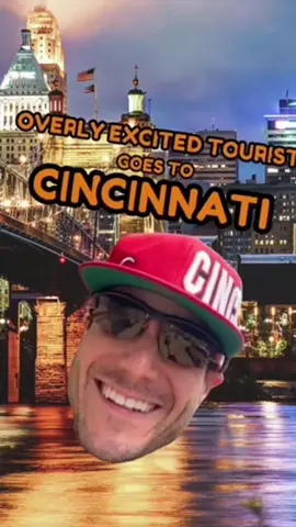 Season 3 is underway! Overly Excited Tourist goes to Cincinnati, OH. GOOMA! #tourist #overlyexcitedtourist #ohio #bengals #cincinnati 