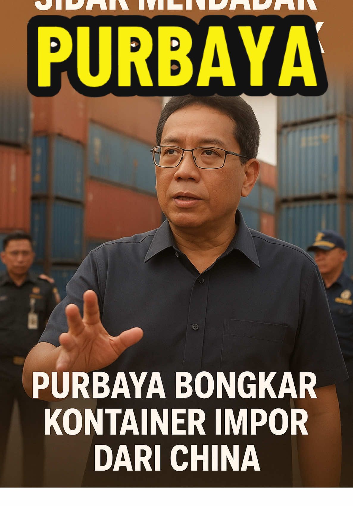 Sidak mendadak di Tanjung Priok! 🚢 Purbaya bongkar kontainer impor dari China, pastiin gak ada penyelundupan yang lolos! #purbaya #beritaindonesia #beacukai #impor #tanjungpriok   