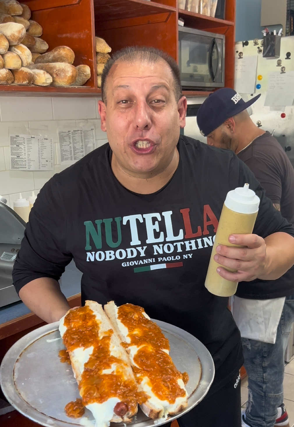 Time to make a Sangwheech! Hot Dog Sandwich with fresh mozzarella fahgeddaboutit!! NOT FOR SALE!!!!!!!!!!!!!!!!!  Eat and Enjoy Life! God Bless @giovannis.italian.deli #foryou #fyp #FOOD 