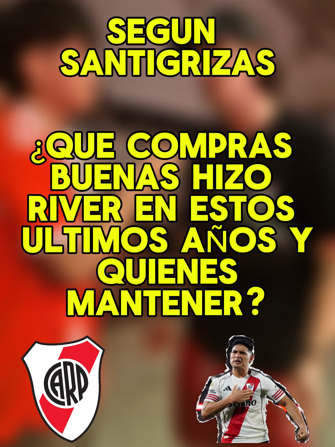 ¿QUE COMPRAS BUENAS HIZO RIVER EN ESTOS ULTIMOS AÑOS Y QUIENES MANTENER DEL PLANTEL? segun @santigrizas19 - #clipsdestreams #futbolargentino🇦🇷💙 #futbolargentino #riverplate #gallardo #marcelogallardo #ags #argentinagameshow #opiniones #analisis #notas #streamersargentinos #ligaargentina #copalibertadores #copaargentina #sarmiento #sarmientodejunin #ags2025 #Armani #francoarmani #ledesma #jugadores #enzoperez