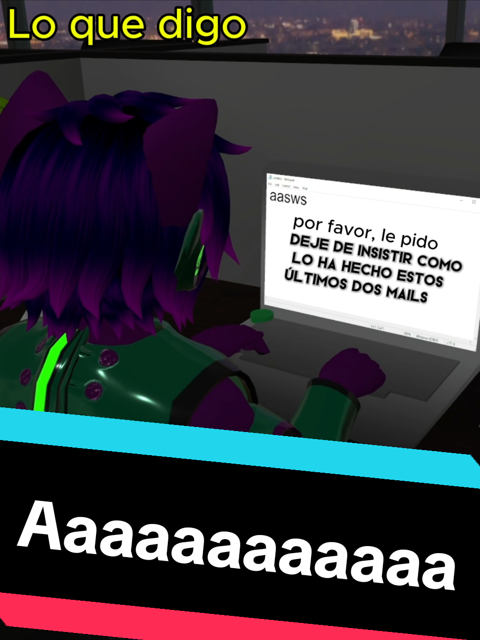 La diferencia entre mandar un Email y lo que realmente quisieras decir. #chamba #recursoshumanos #risa #furry #pensamientos 