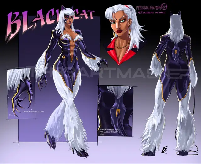 SPIDEY-Archive entry THREE: Black Cat RE: Had an absolute fire time working on this one. Black cat is by far one of my favorite characters in the spider world. New art for this verse The SPIDEY-Archives!  #blackcat #feliciahardy #blackcatmarvel #spiderman #fyp   